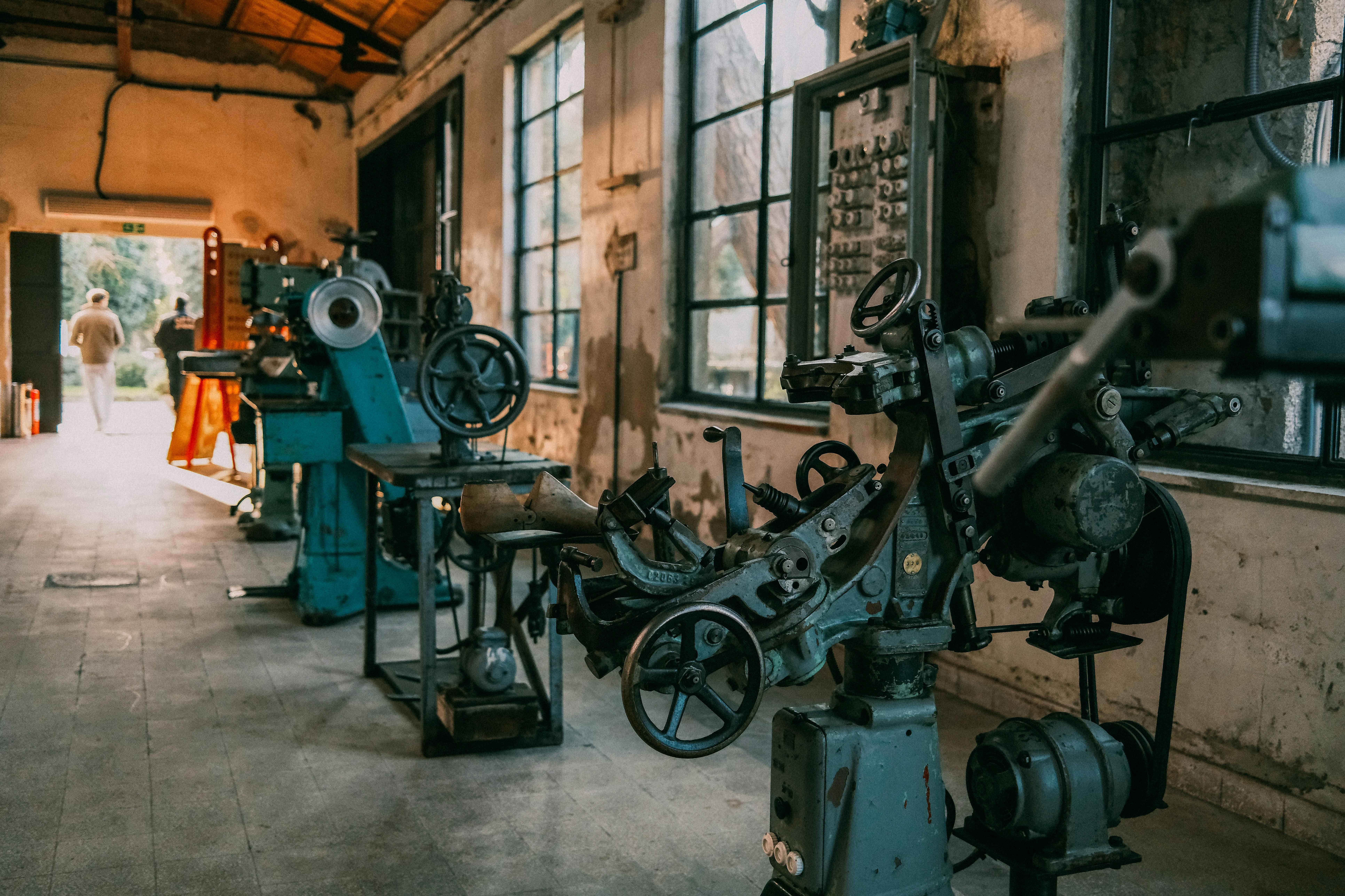 Fahrnisse in einem Industrieabetrieb
